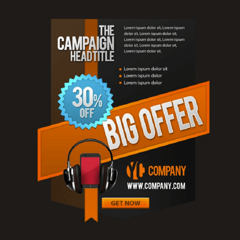 Free Promotional PSD Banner Template