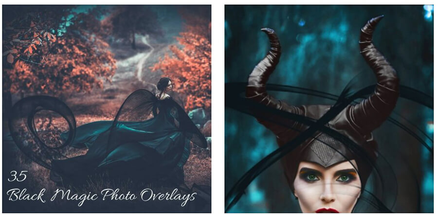 Black Magic Photo Overlays