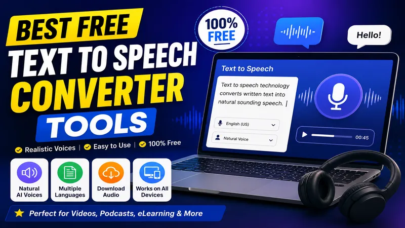 Best Free Text To Speech Converter Tools