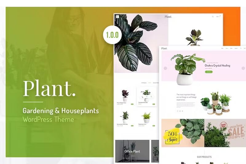 Plant - Gardening and Houseplants WordPress Theme