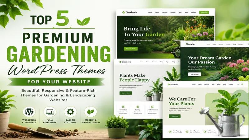 Premium Gardening WordPress Themes