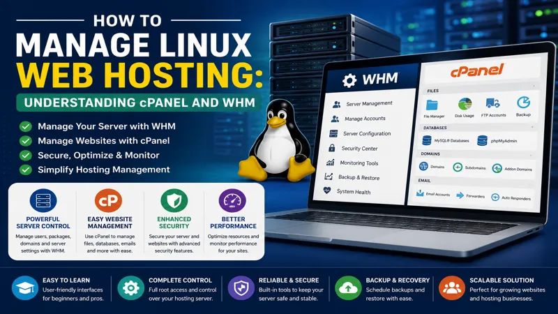 cPanel and WHM for Linux Hosting