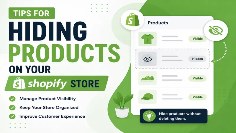 hide products on Shopify