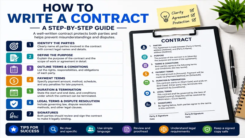 how to write a contract