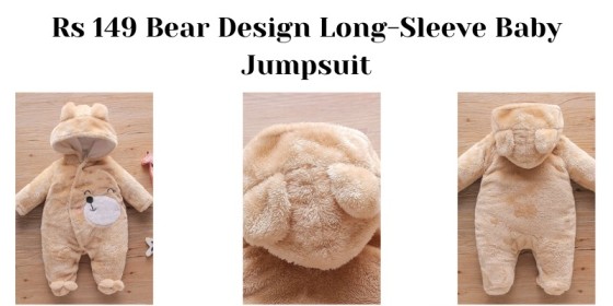 rs-149-bear-design-long-sleeve-baby-jumpsuit-thespark-shop