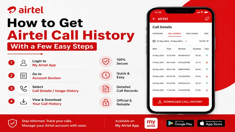 Airtel Call History