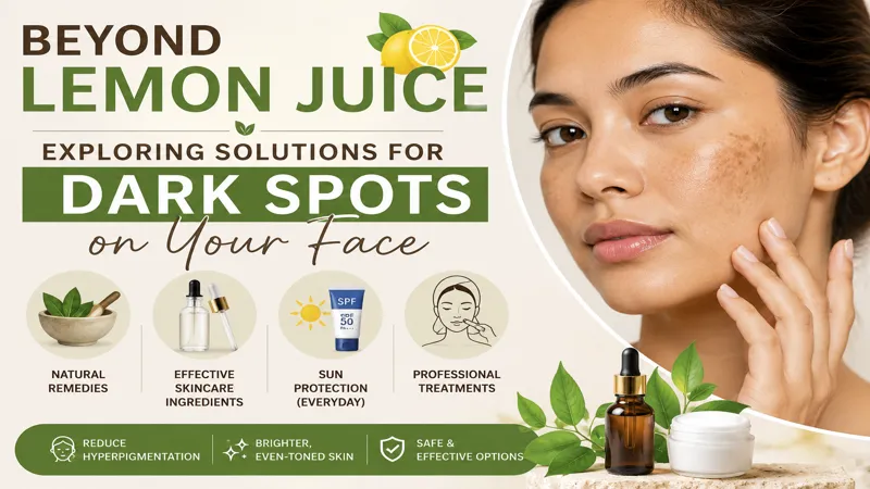 Solutions for Dark Spots on Your Face