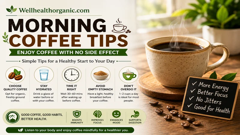 Wellhealthorganic.com Morning Coffee Tips