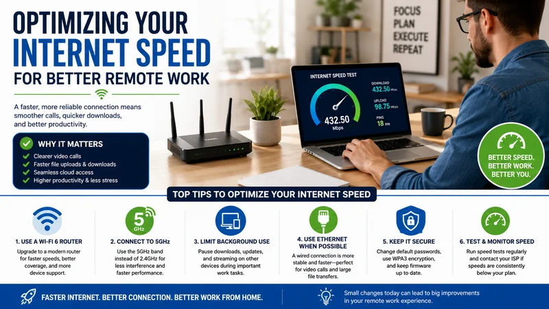 Optimize Internet Speed for Remote Work