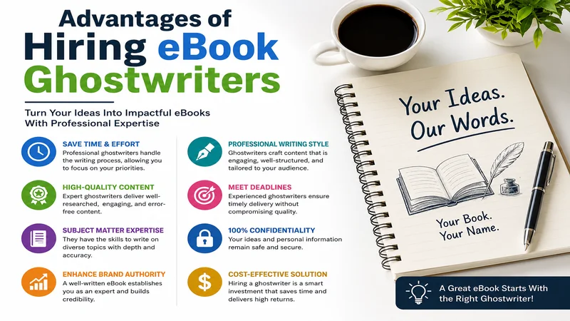 Advantages of Hiring eBook Ghostwriters