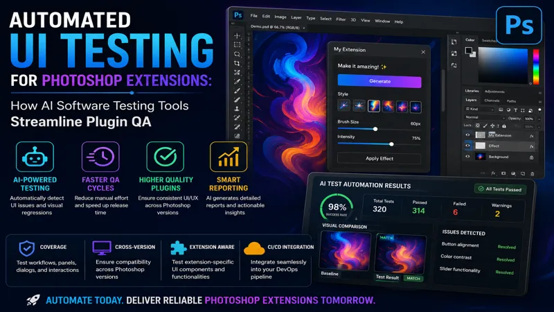 Automated UI Testing for Photoshop Plugins
