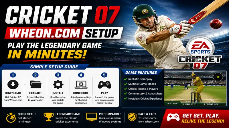 Cricket 07 Wheon.com Setup