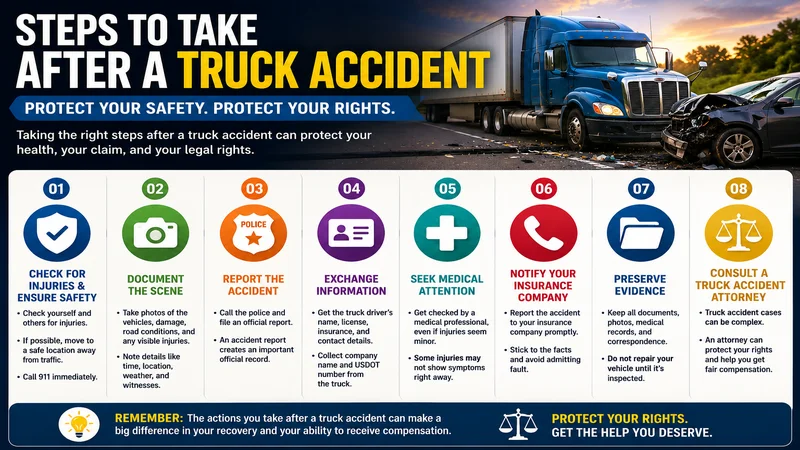 Steps to Take After a Truck Accident