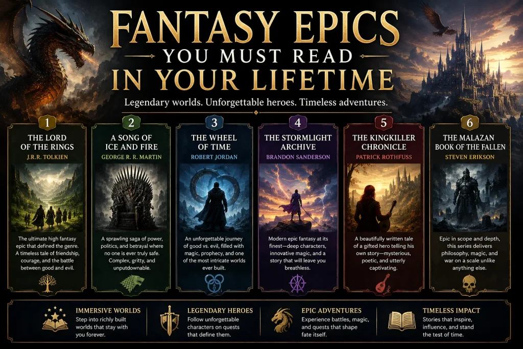 Fantasy Epics You Must Read in Your Lifetime