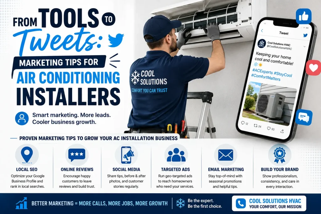 Marketing Tips for Air Conditioning Installers