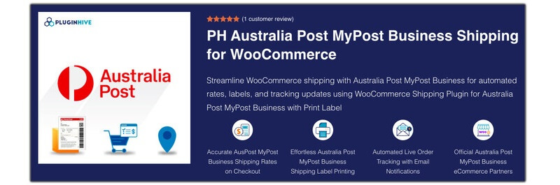 PH Australia Post MyPost Business Shipping for WooCommerce