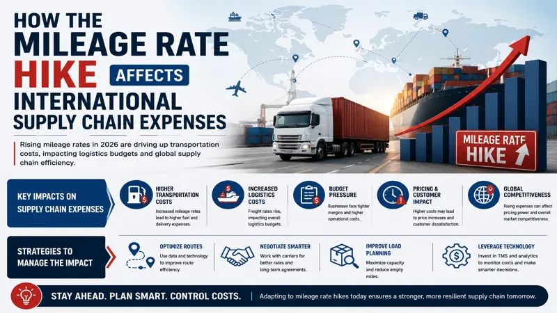 Mileage Rate Hike and International Supply Chain Costs