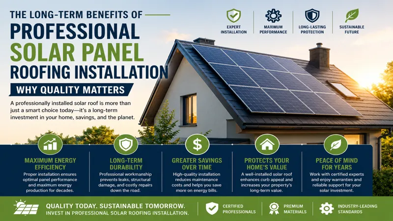 Professional Solar Panel Roofing Installation