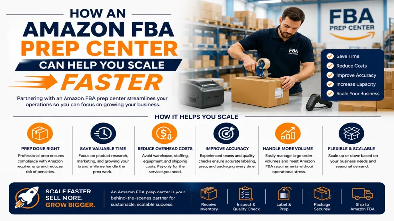 Amazon FBA Prep Center Benefits