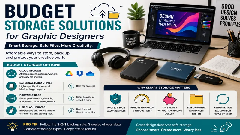 Budget Storage Solutions for Graphic Designers