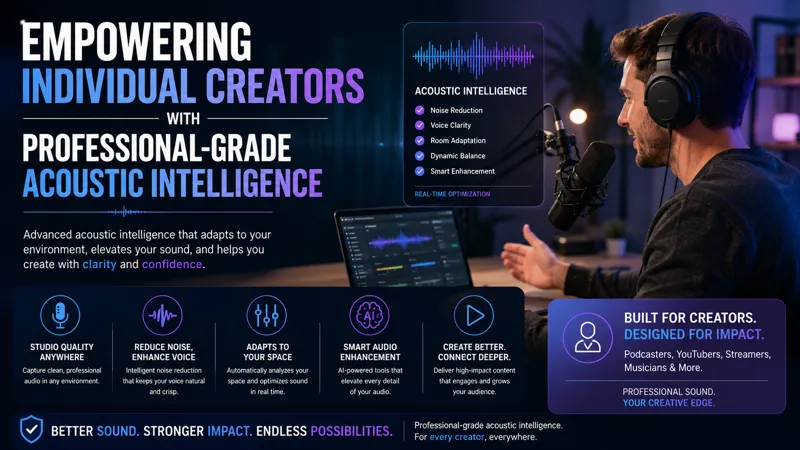 Professional-Grade Acoustic Intelligence for Creators