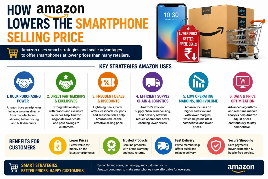 How Amazon Lowers Smartphone Selling Price