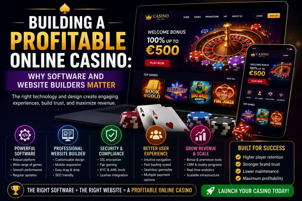 Online Casino Software and Website Builder