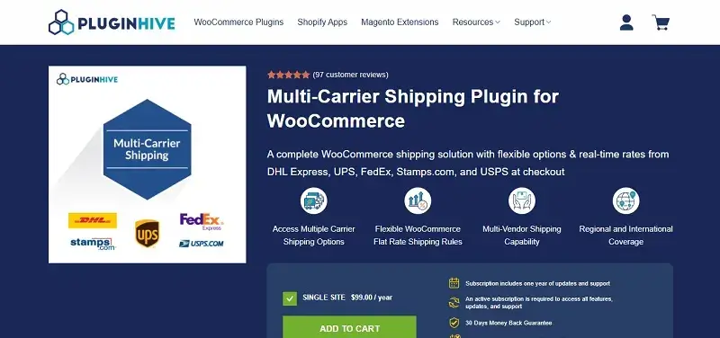 Multi-Carrier Shipping Plugin for WooCommerce
