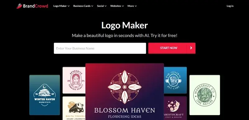 BrandCrowd Logo Maker