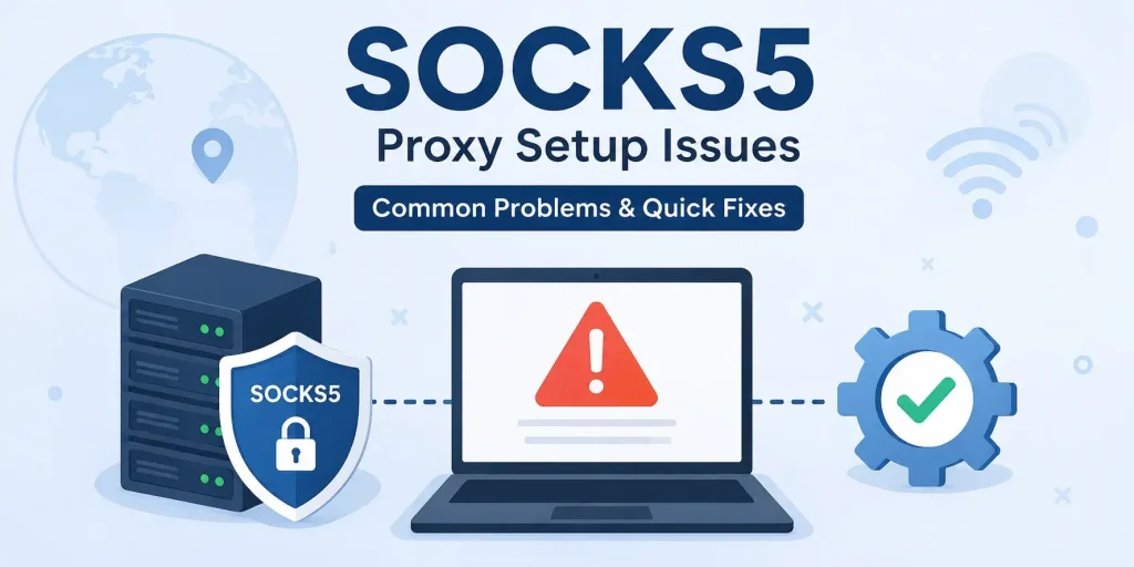 SOCKS5 Proxy Setup Issues