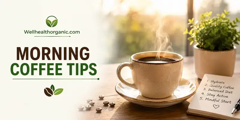 Wellhealthorganic.com Morning Coffee Tips