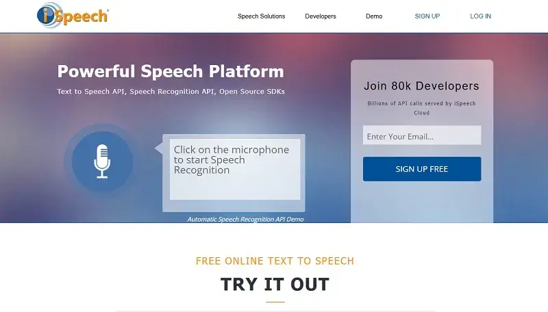 iSpeech
