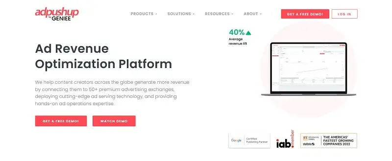 Adpushup Native Ads Platform
