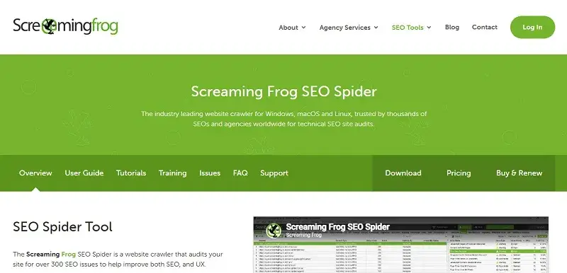 Screaming Frog SEO Spider