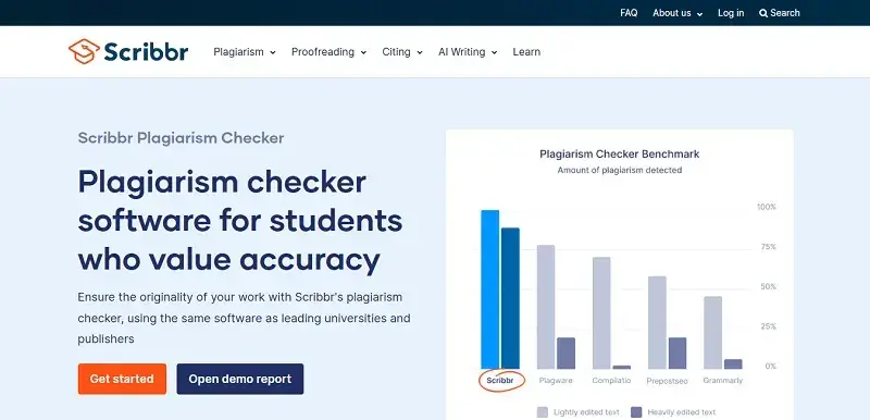 Scribbr Plagiarism Checker Tool